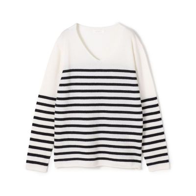 スコットランドカシミヤ Vネックプルオーバー | GALERIE VIE (Women