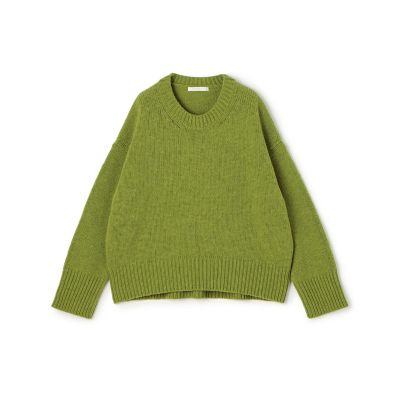 ▼名作✨極美品✨ギャルリーヴィー【S】ファインウール　クルーネックニット　丸首 WEB先行予約】ファインウール クルーネックプルオーバー