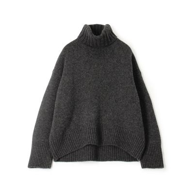 ファインウール　タートルネックプルオーバー
