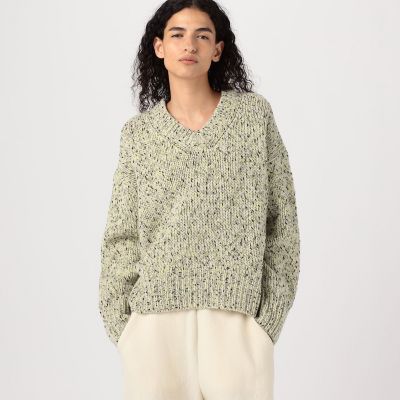 セサミメランジ Vネックプルオーバー | GALERIE VIE (Women