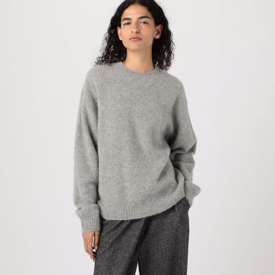 ベビーアルパカボイルド クルーネックプルオーバー | GALERIE VIE