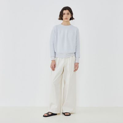 コットンカノコ バックジッププルオーバー | GALERIE VIE (Women