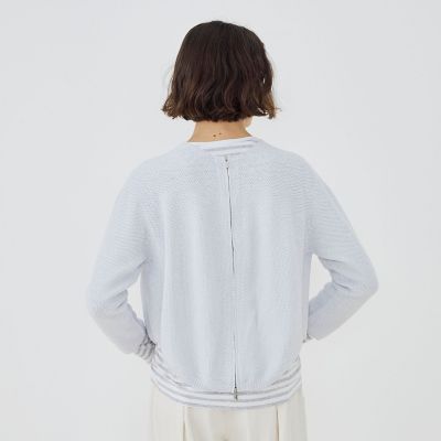 定価28,600円 ギャルリーヴィー　コットンカノコ　しゃけ‼️ コットンカノコ ボートネックプルオーバー | GALERIE VIE (Women