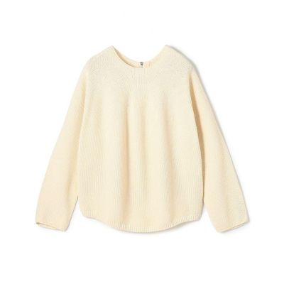 コットンカノコ バックジッププルオーバー | GALERIE VIE (Women