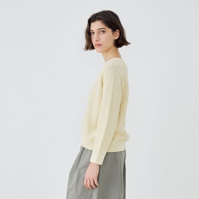 25SS✨ギャルリーヴィー　GALERIE VIE　コットンカノコVネックニット GALERIE VIE（ギャルリー ヴィー） ニット セーター ドライカノコ トップス