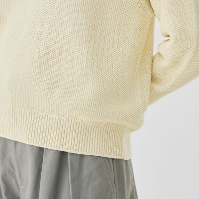 コットンカノコ ボートネックプルオーバー | GALERIE VIE (Women