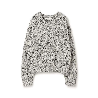 ＜GALERIE VIE (Women)＞コットンダップル　クルーネックプルオーバー