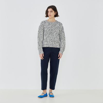 コットンダップル クルーネックプルオーバー | GALERIE VIE (Women