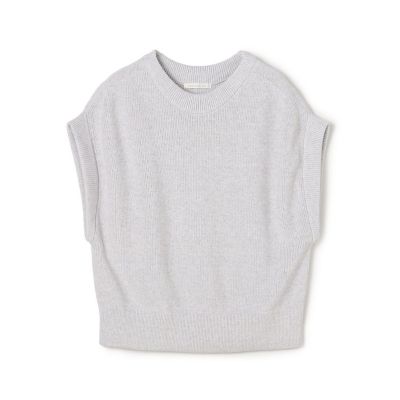 ＜GALERIE VIE (Women)＞フィッシャーマンズリブ　クルーネックベスト
