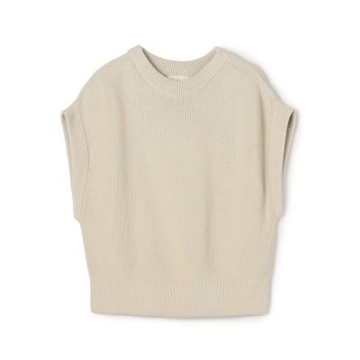 フィッシャーマンズリブ クルーネックベスト | GALERIE VIE (Women