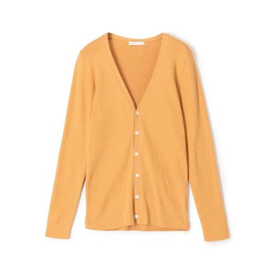 【美品】GALERIEVIE 24SS クレープコットン Vネックカーディガン 美品】GALERIEVIE 24SS クレープコットン Vネックカーディガン 美品