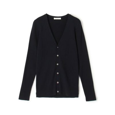 ギザコットンリブ Vネックカーディガン | GALERIE VIE (Women