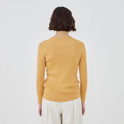 ギザコットンリブ クルーネックプルオーバー | GALERIE VIE (Women