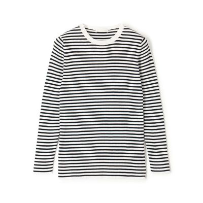 ギザコットンリブ クルーネックプルオーバー | GALERIE VIE (Women