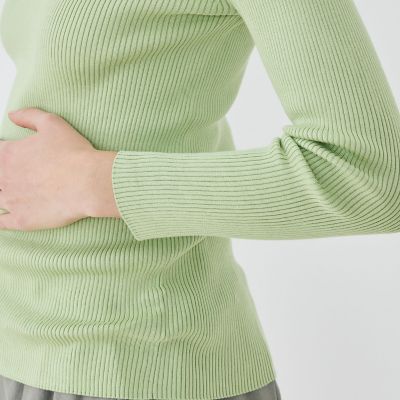 ギザコットンリブ ボートネックプルオーバー | GALERIE VIE (Women