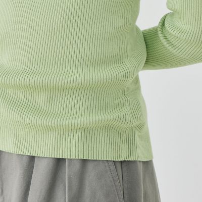 ギザコットンリブ ボートネックプルオーバー | GALERIE VIE (Women