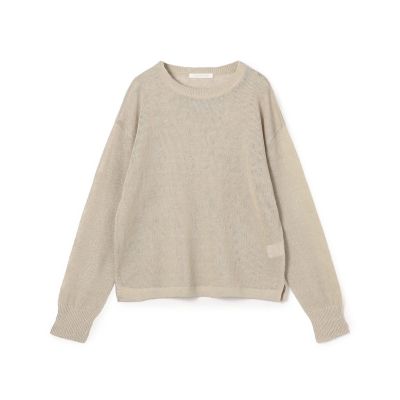 カシミヤコットン クルーネックプルオーバー | GALERIE VIE (Women