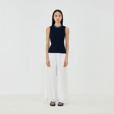 ギザコットンリブ ノースリーブプルオーバー | GALERIE VIE (Women