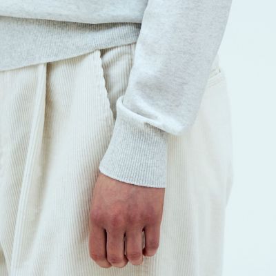 予約商品9月下旬以降順次お届け】プレーンウール Vネックプル