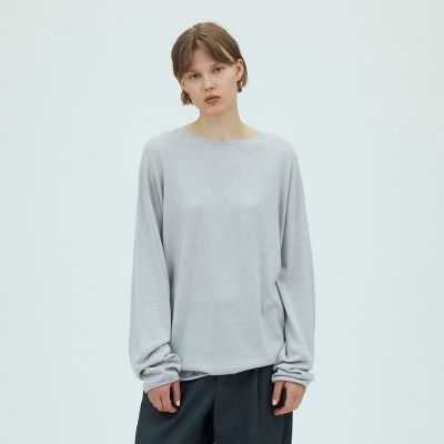 コットンカシミヤ オーバーサイズドプルオーバー | GALERIE VIE (Women