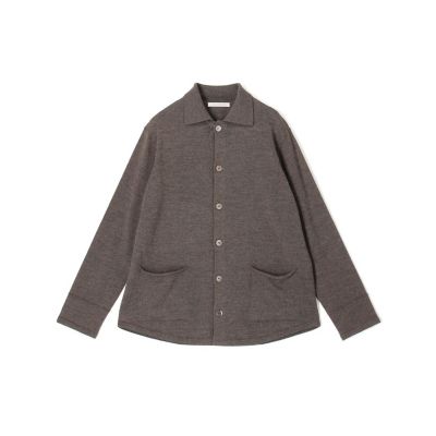 予約商品10月下旬以降順次お届け】ソフトウーステッドウール シャツ 