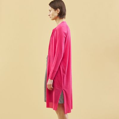 【GALERIE VIE】ガーゼフライスジャージー ロングカーディガン ガーゼフライスジャージー ロングカーディガン