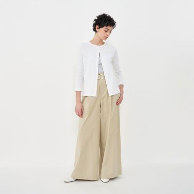 ▽ギャルリーヴィー シープジャージー フーデッドカーディガン