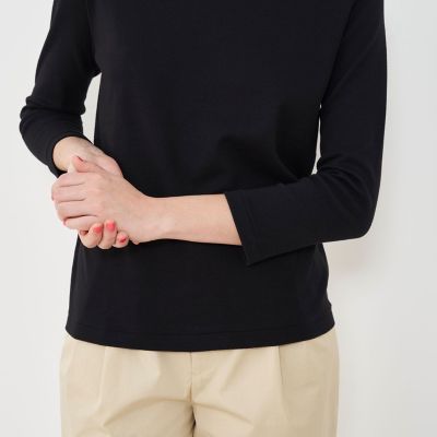 新品⭐️定価22680円／GALERIE VIE ボートネック プルオーバー ガーゼフライス ボートネックプルオーバー | GALERIE VIE (Women