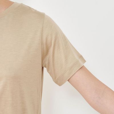 バンブーレーヨン　クルーネックＴシャツ