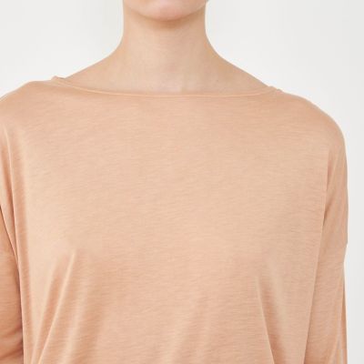 【GALERIE VIE】バンブーレーヨン ボートネックTシャツ バンブーレーヨン ボートネックTシャツ | GALERIE VIE (Women