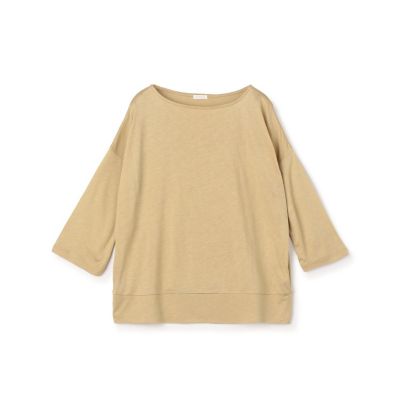 【GALERIE VIE】バンブーレーヨン ボートネックTシャツ バンブーレーヨン ボートネックTシャツ | GALERIE VIE (Women