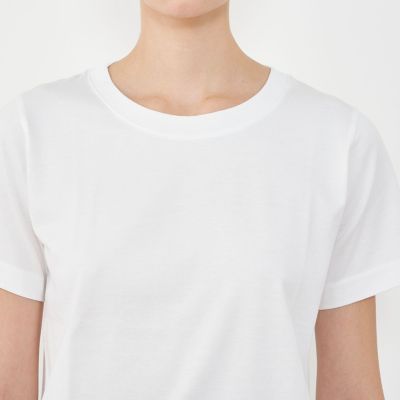 ファインコットン クルーネックTシャツ | GALERIE VIE (Women