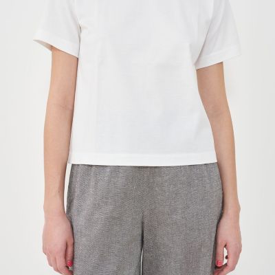 ファインコットン クルーネックTシャツ | GALERIE VIE (Women