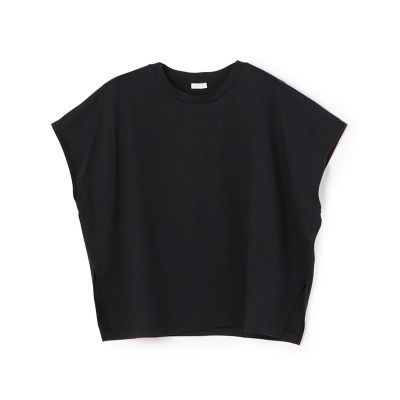 ファインコットン　ワイドクルーネックプルオーバー