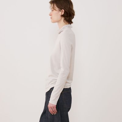 パウダーコットン タートルネックプルオーバー | GALERIE VIE (Women