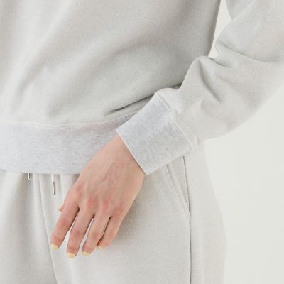 スビンバックパイルラメ　ラグランスリーブプルオーバー