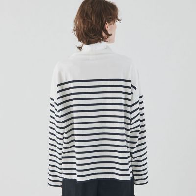 ドライコットン　ハイネックプルオーバー