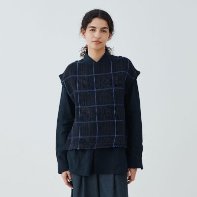 GALERIE VIE◆25SS/コットンラッセルボートネックプルオーバー/FREE/コットン/NVY/23-03-51-03106 コットンラッセル ボート ネックプルオーバー | GALERIE VIE