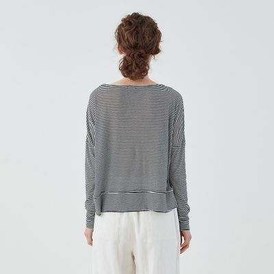 ガーゼフライス ボートネックプルオーバー | GALERIE VIE (Women