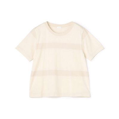 GALERIE VIE (Women)/ギャルリー・ヴィー ファインコットン　クルーネックＴシャツ