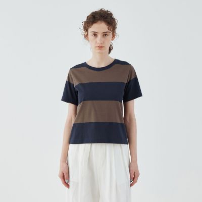 ファインコットン　クルーネックＴシャツ