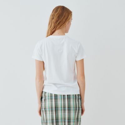 ファインコットン クルーネックTシャツ | GALERIE VIE (Women