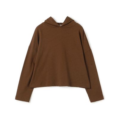 ＜GALERIE VIE (Women)＞クレープコットンジャージー　フーデッドプルオーバー