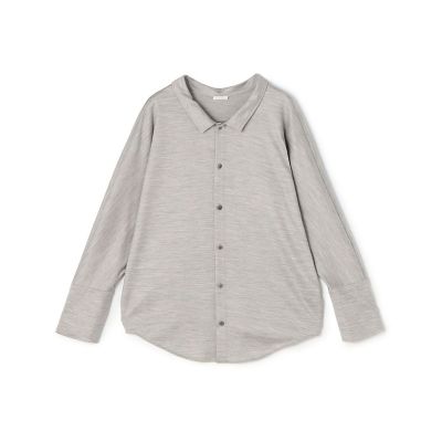 ウォッシャブルウールジャージー ドルマンスリーブシャツ