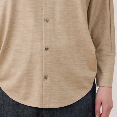 定価23,100円　極美品　ギャルリーヴィー　リネン　ドルマンスリーブ　シャツ 定価23,100円 極美品 ギャルリーヴィー リネン ドルマンスリーブ