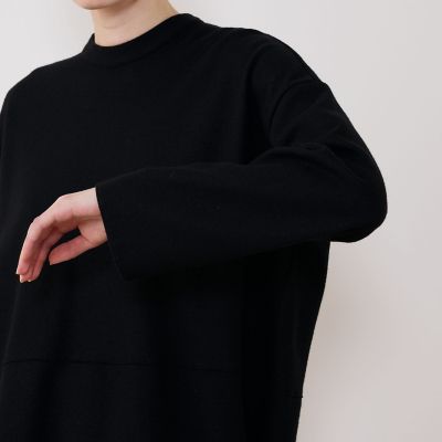 【予約商品１０月上旬以降順次お届け】ウールミルドスムース　バックオープンシャツ