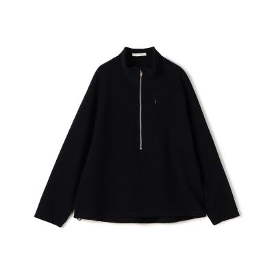 ウールカシミヤフリース ハーフジッププルオーバー | GALERIE VIE