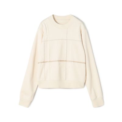 ＜GALERIE VIE (Women)＞レンシルコットンジャージー　クルーネックプルオーバー