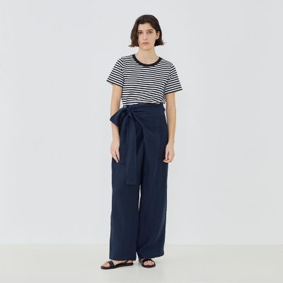 GALERIE VIEギャルリーヴィー　ファインウーステッドプルオーバー　S ファインコットン ショートプルオーバー | GALERIE VIE (Women