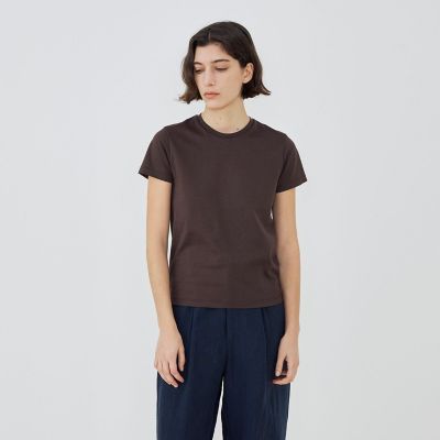 ファインコットン クルーネックプルオーバー | GALERIE VIE (Women
